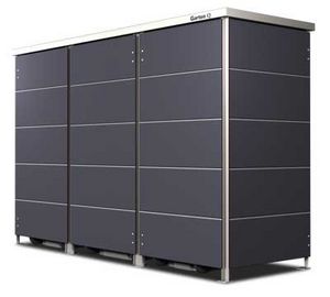 Mülltonnenbehälter von Garten Q in Nürnberg.