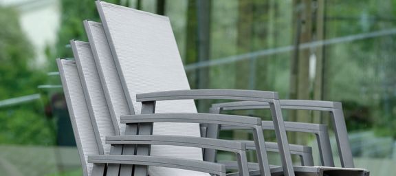 Stapelstuhl für den Garten bei Ziller