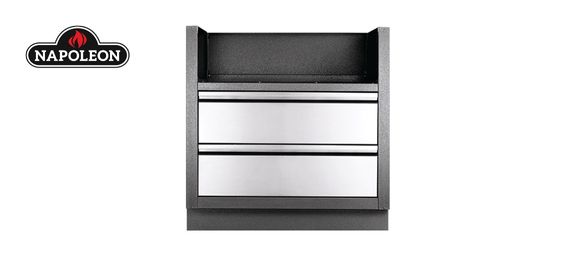 OASIS®-Unterschrank für BI32 und BIG32 für Einbaugrills der 500er und 700er Serie