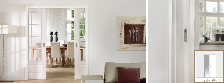 Schiebetüren - Montage „In der Wand“