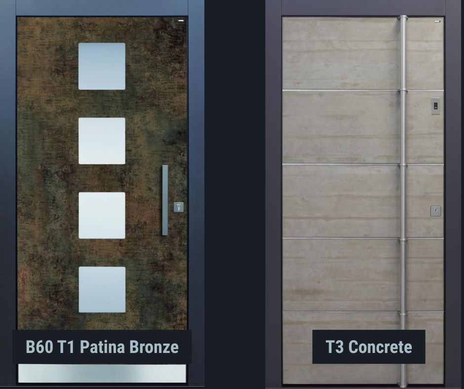 B 60 T 1 & T 3 Concrete Topic Haustür