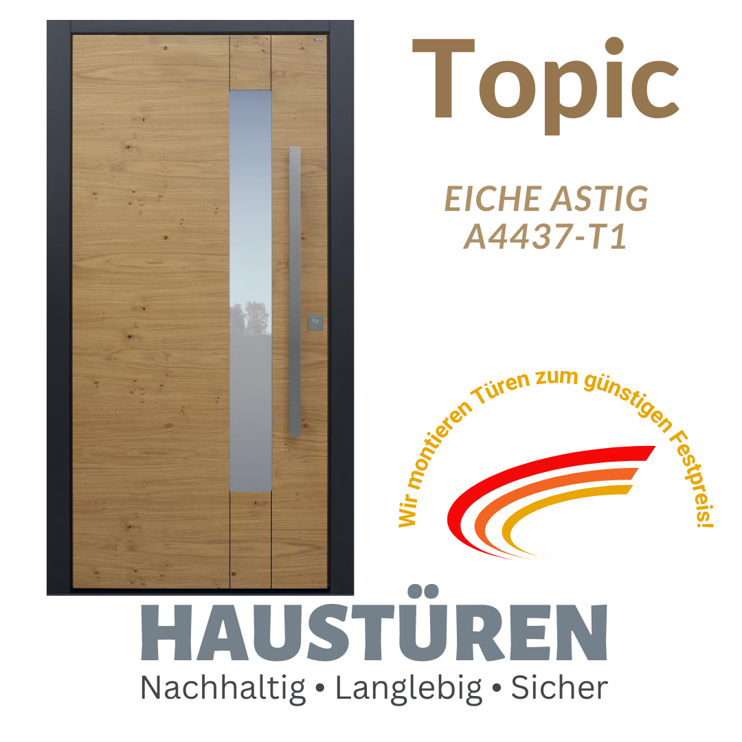Haustür Topic Eiche Astig A4437 T1