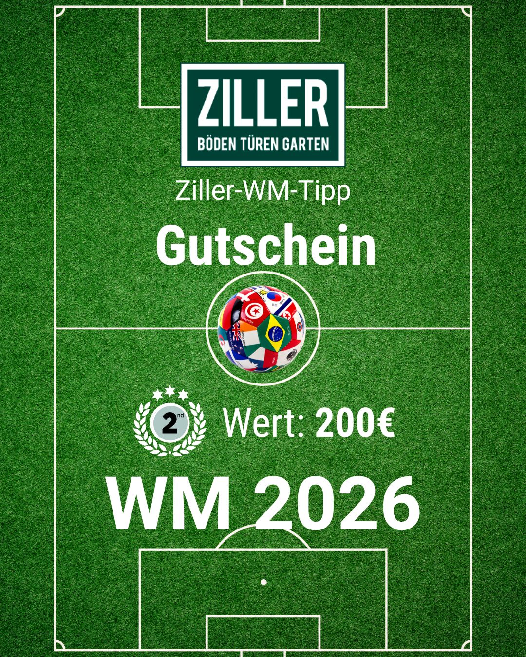 2. Platz Ziller WM-Tipp